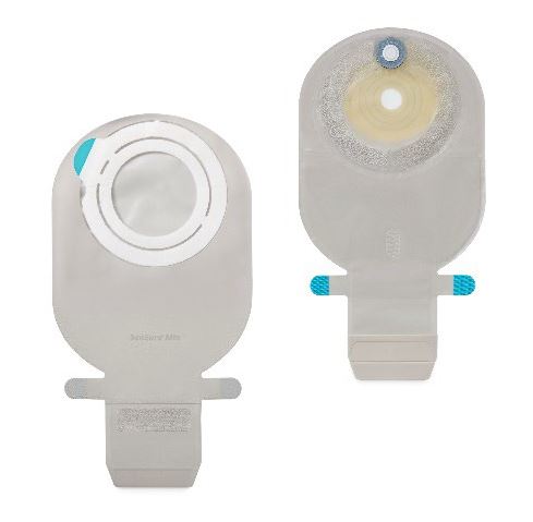 SENSURA MIO FLEX SISTEMA 2 PEZZI CON AGGANCIO ADESIVO SACCA ILEOSTOMIA TRASPARENTE 70MM DA 550 ML 30 PEZZI - Farmacia De Pasquale