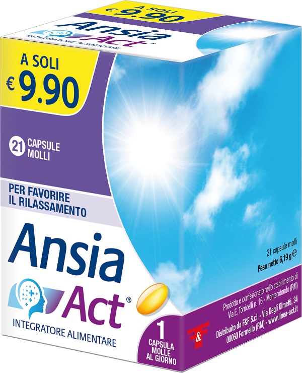 ANSIA ACT 21 CAPSULE MOLLI - Farmacia De Pasquale