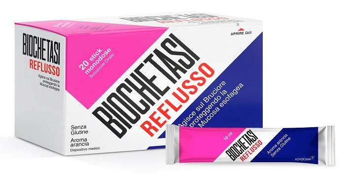 BIOCHETASI REFLUSSO 20 STICK AROMA ARANCIA - Farmacia De Pasquale