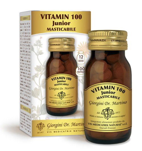 VITAMIN 100 JUNIOR 100 PASTIGLIE - Farmacia De Pasquale