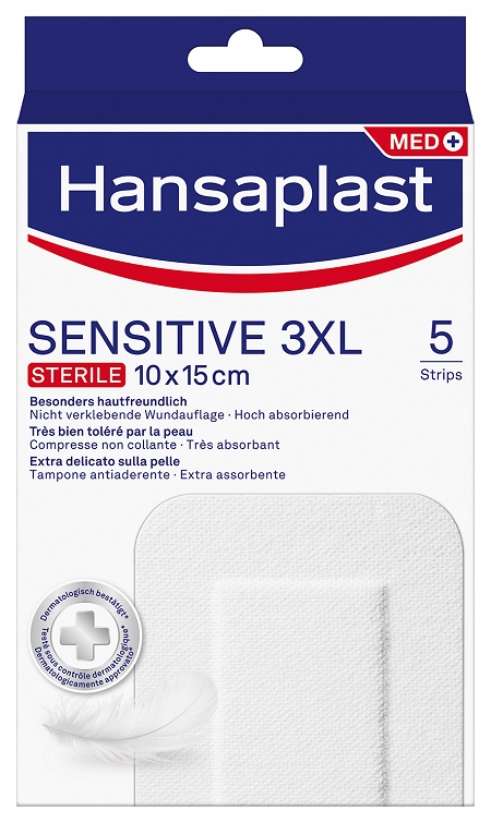 HANSAPLAST SENSITIVE 3XL 10X15CM 5 PEZZI - Farmacia De Pasquale