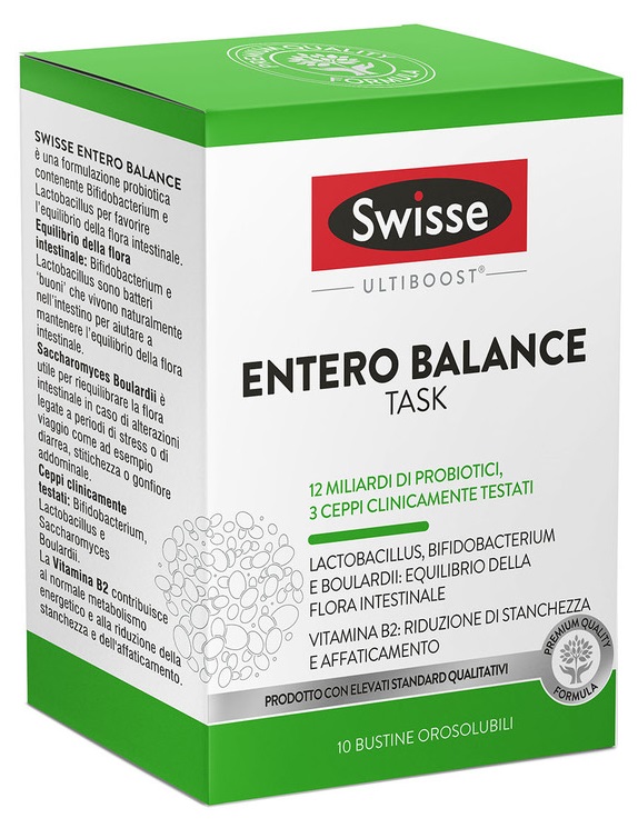 SWISSE ENTERO BALANCE VIAGGIO 10 BUSTINE - Farmacia De Pasquale