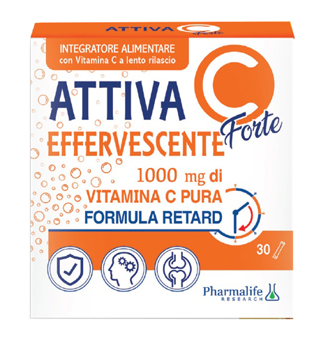ATTIVA C FORTE EFFERVESCENTE 30 STICK - Farmacia De Pasquale
