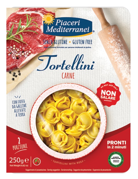 PIACERI MEDITERRANEI TORTELLINI CARNE 250 G - Farmacia De Pasquale