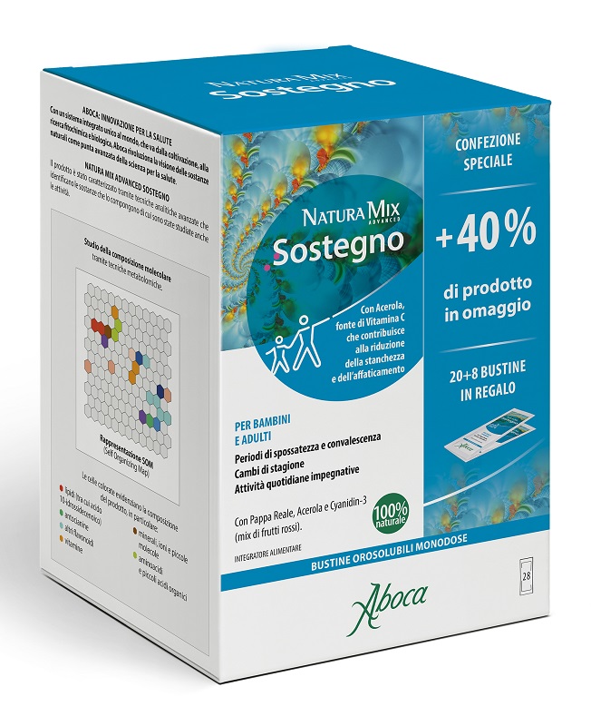 NATURA MIX ADVANCED SOSTEGNO OROSOLUBILE 28 BUSTINE CONFEZIONE SPECIALE - Farmacia De Pasquale