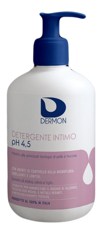 DERMON DETERGENTE INTIMO USO FREQUENTE PH 4,5 500 ML - Farmacia De Pasquale