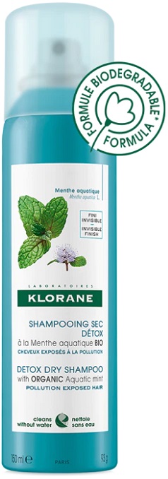 KLORANE SHAMPOO SECCO MENTA 150 ML - Farmacia De Pasquale