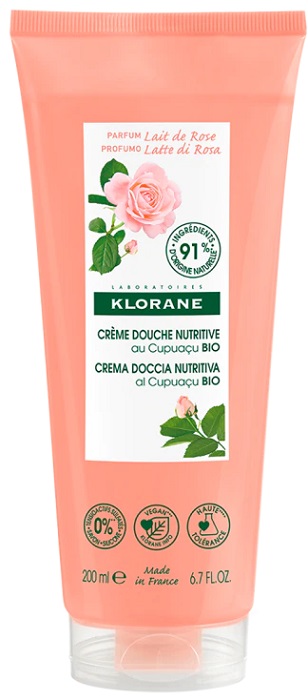 KLORANE CREMA DOCCIA LATTE DI ROSA 200 ML - Farmacia De Pasquale