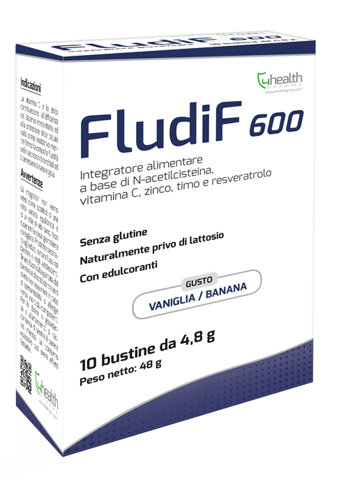 FLUDIF 600 VANIGLIA/BANANA 10 BUSTINE - Farmacia De Pasquale