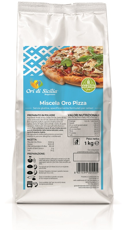 ORI DI SICILIA MIX ORO PIZZA 1 KG - Farmacia De Pasquale