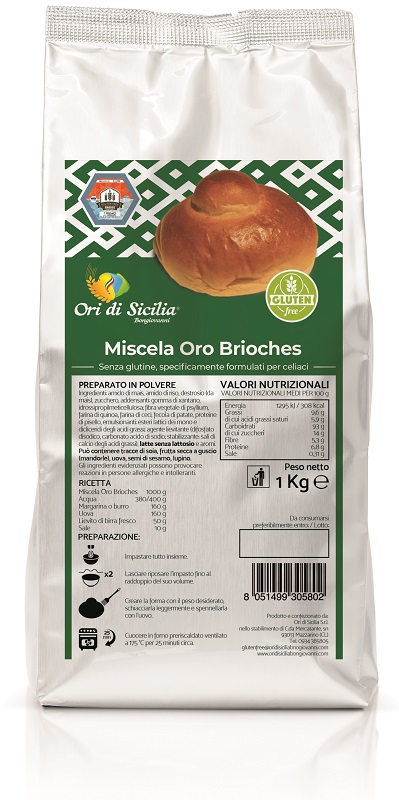 ORI DI SICILIA MIX ORO BRIOCHES 1 KG - Farmacia De Pasquale