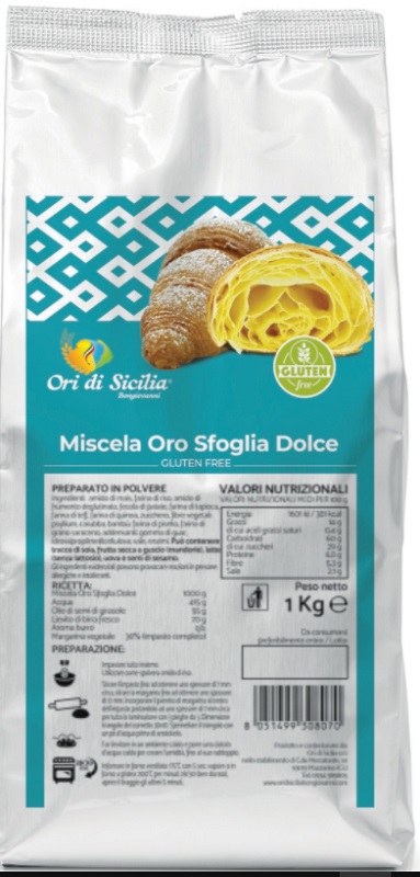 ORI DI SICILIA MIX ORO SFOGLIA DOLCE 1 KG - Farmacia De Pasquale