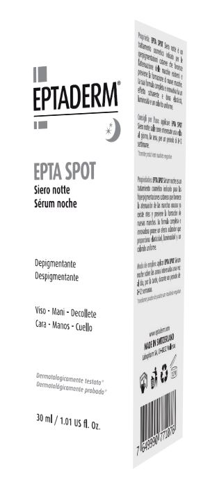 EPTA SPOT NOTTE SIERO DEPIGMENTANTE 30 ML - Farmacia De Pasquale