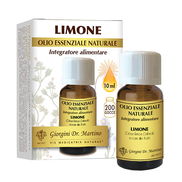 LIMONE OLIO ESSENZIALE NATURALE 10 ML - Farmacia De Pasquale