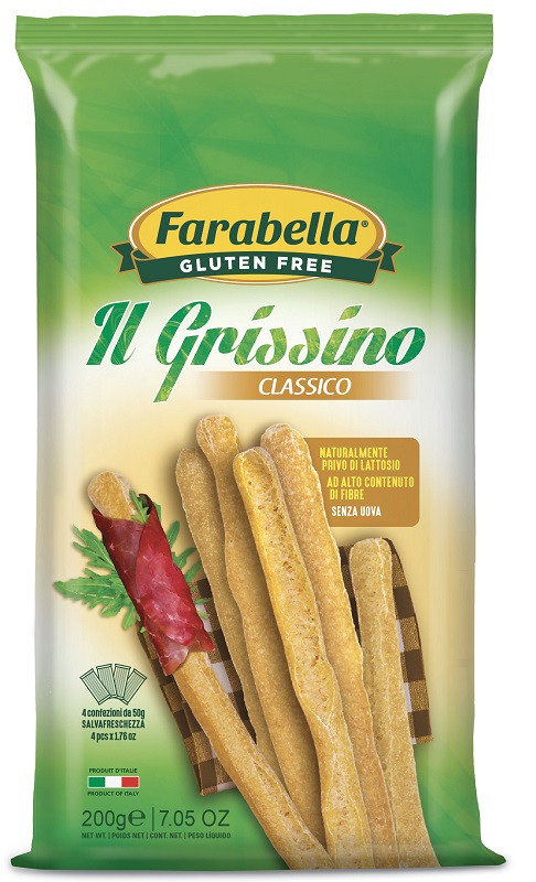 FARABELLA GRISSINO CLASSICO 200 G - Farmacia De Pasquale