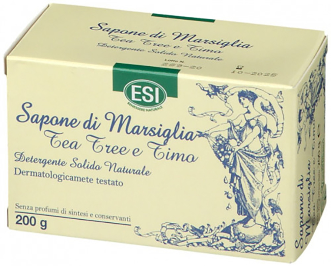 ESI SAPONE DI MARSIGLIA TEA TREE 200 G - Farmacia De Pasquale