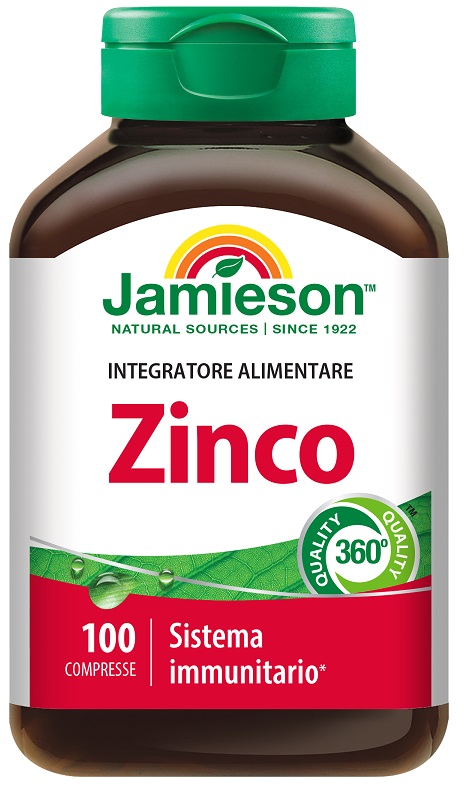 JAMIESON ZINCO 100 COMPRESSE - Farmacia De Pasquale