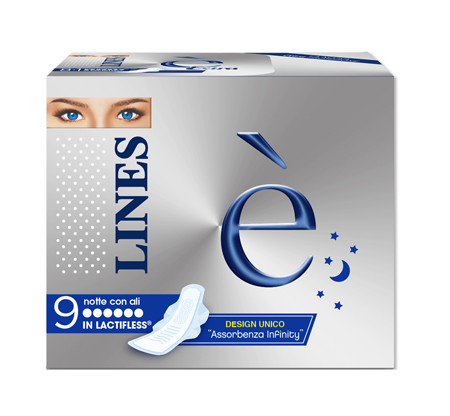 LINES E' NOTTE ASSORBENTI 9+2 PEZZI - Farmacia De Pasquale