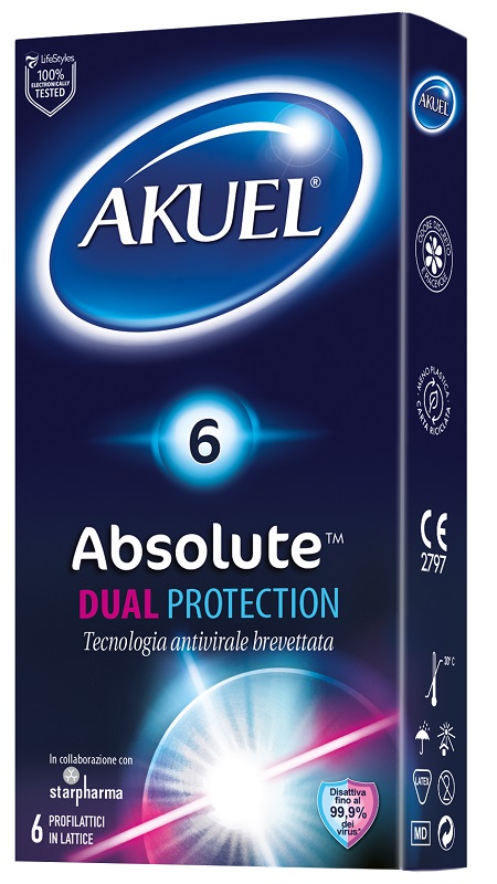 AKUEL ABSOLUTE DUAL PROTECTION 6 PEZZI - Farmacia De Pasquale