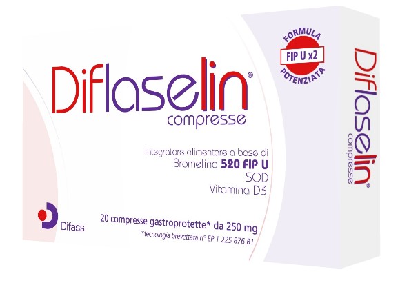 DIFLASELIN 20 COMPRESSE GASTROPROTETTE 250 MG - Farmacia De Pasquale