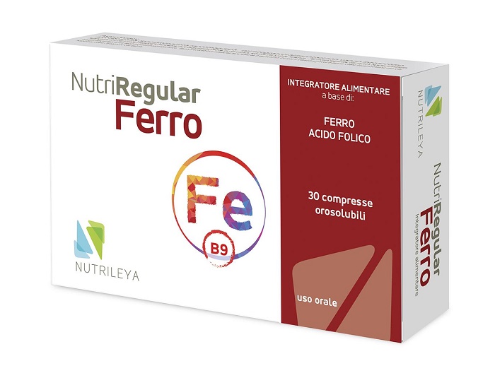 NUTRIREGULAR FERRO 30 COMPRESSE OROSOLUBILI - Farmacia De Pasquale