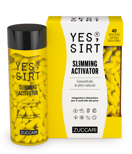 YES SIRT SLIMMING ACTIVATOR 80 CAPSULE 300MG - Farmacia De Pasquale