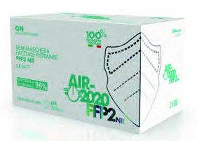AIR-2020 SEMIMASCHERA FFP2 20 PEZZI BIANCA - Farmacia De Pasquale