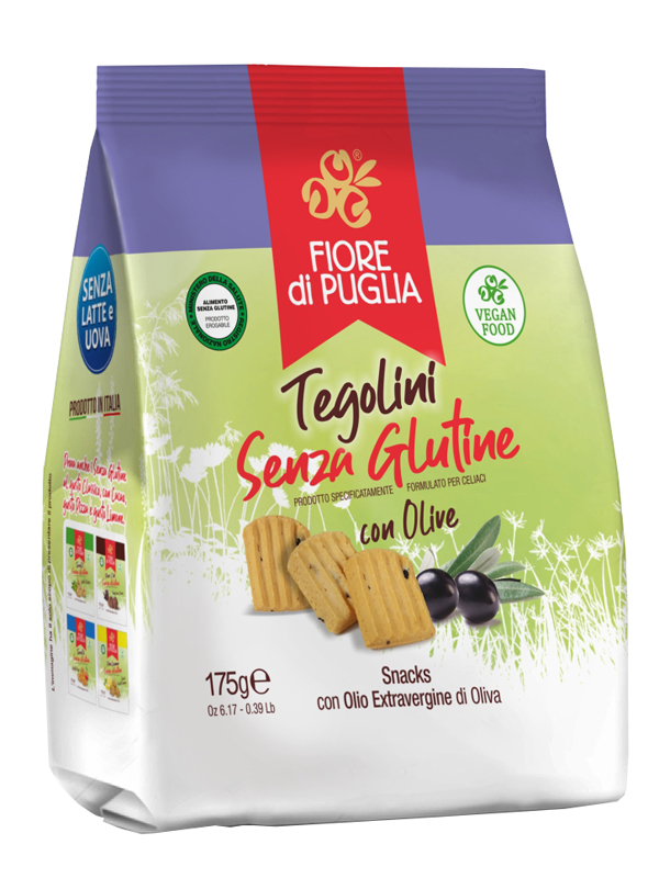 FIORE DI PUGLIA TEGOLINI CON OLIVE 175 G - Farmacia De Pasquale