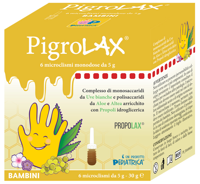 MICROCLISMA PIGROLAX BAMBINI 6 X 5 G - Farmacia De Pasquale