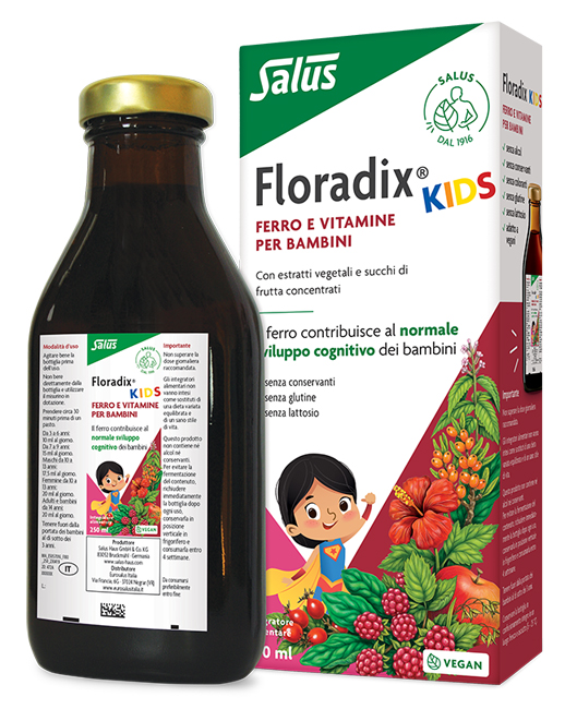 FLORADIX KIDS 250 ML - Farmacia De Pasquale