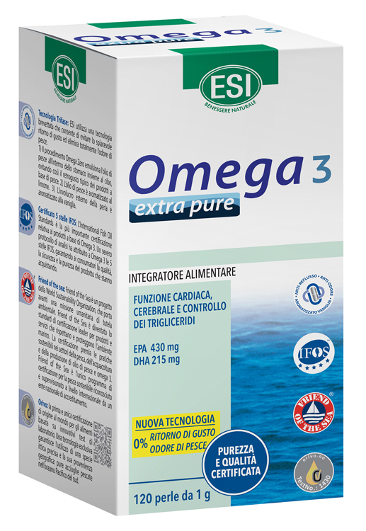 ESI OMEGA 3 EXTRA PURE 120 PERLE - Farmacia De Pasquale