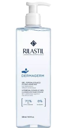 RILASTIL DERMAGERM GEL MANI IDROALCOLICO 500 ML - Farmacia De Pasquale