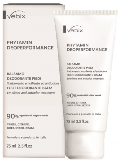 VEBIX PHYTAMIN E DEO PERFORMANCE BALSAMO PIEDI 24H-75ML - Farmacia De Pasquale