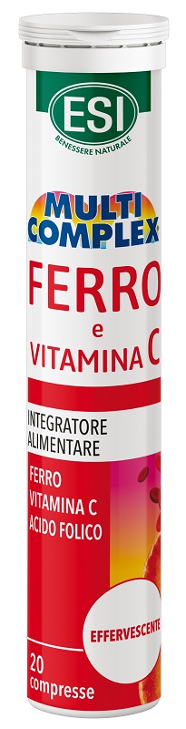 ESI MULTICOMPLEX FERRO VITAMINA C 20 COMPRESSE EFFERVESCENTI - Farmacia De Pasquale