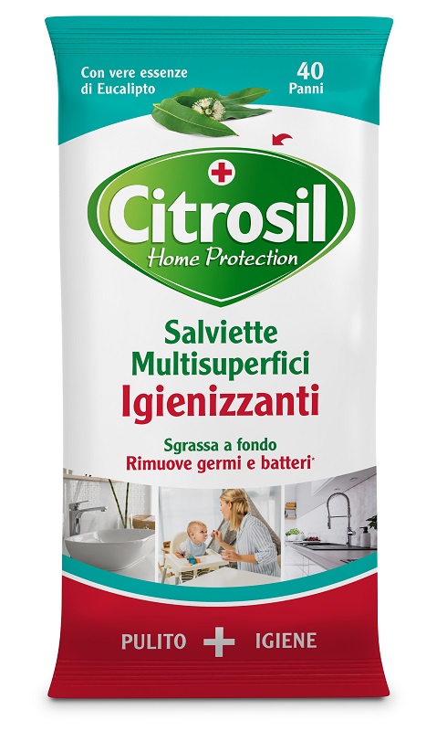 CITROSIL SALVIETTE IGIENIZZANTI EUCALIPTO 40 PEZZI - Farmacia De Pasquale