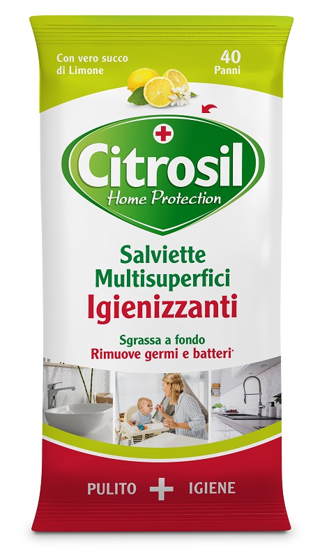 CITROSIL SALVIETTE IGIENIZZANTI LIMONE 40 PEZZI - Farmacia De Pasquale