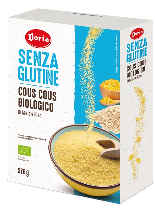 DORIA COUS COUS BIOLOGICO MAIS-RISO 375 G - Farmacia De Pasquale