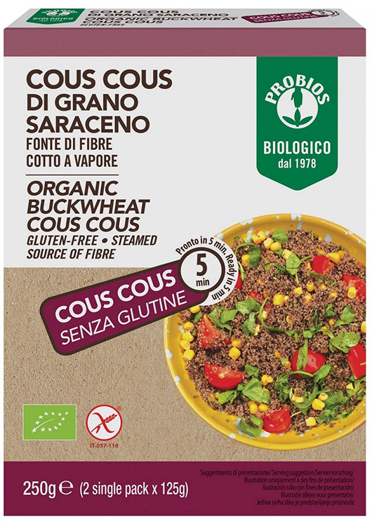 PROBIOS ALTRI CEREALI EASY COUS COUS SARACENO 250 G - Farmacia De Pasquale