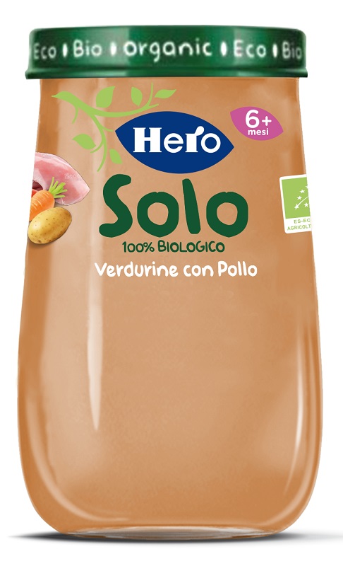 HERO BABY SOLO OMOGENEIZZATO POLLO VERDURE 190 G - Farmacia De Pasquale