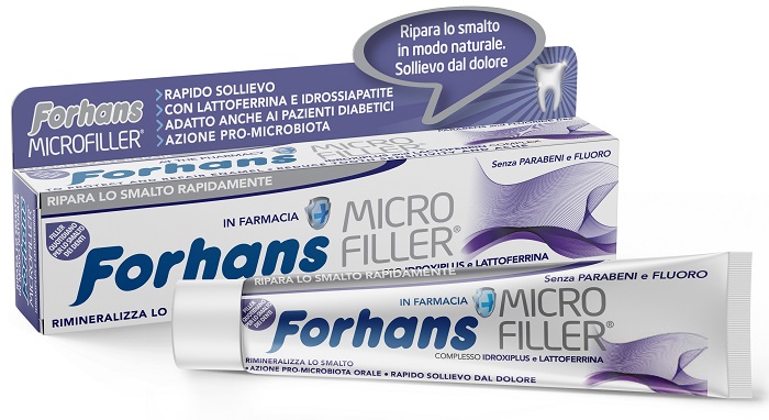 FORHANS DENTIFRICIO MICROFILLER PROTEZIONE SMALTO 75 ML - Farmacia De Pasquale