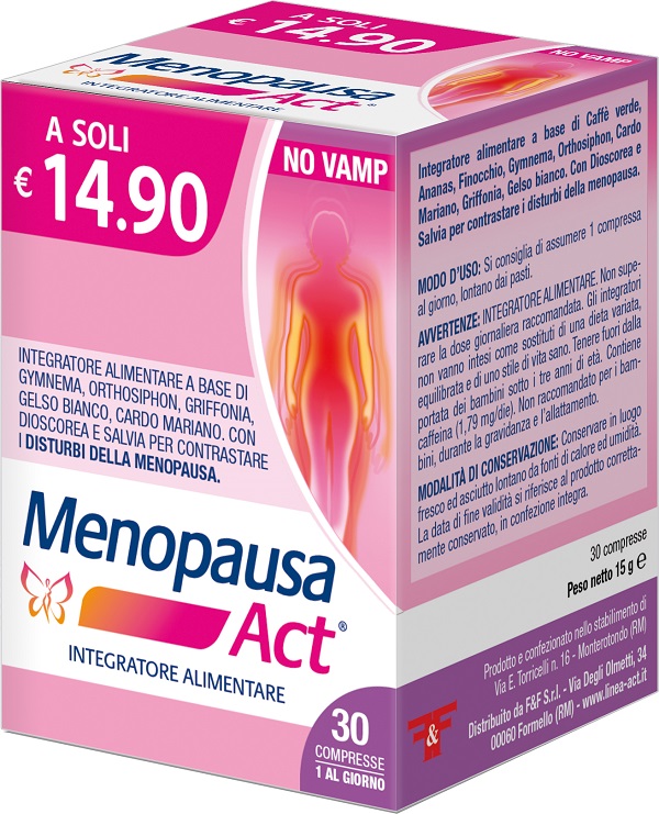 MENOPAUSA ACT 30 COMPRESSE - Farmacia De Pasquale