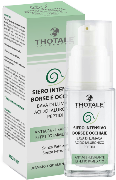 THOTALE SIERO INTENSIVO BORSE E OCCHIAIE BAVA DI LUMACA 30 ML - Farmacia De Pasquale