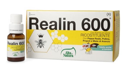 REALIN 600 10 FLACONCINI SDC 10 ML TAPPO DOSATORE 400 MG - Farmacia De Pasquale