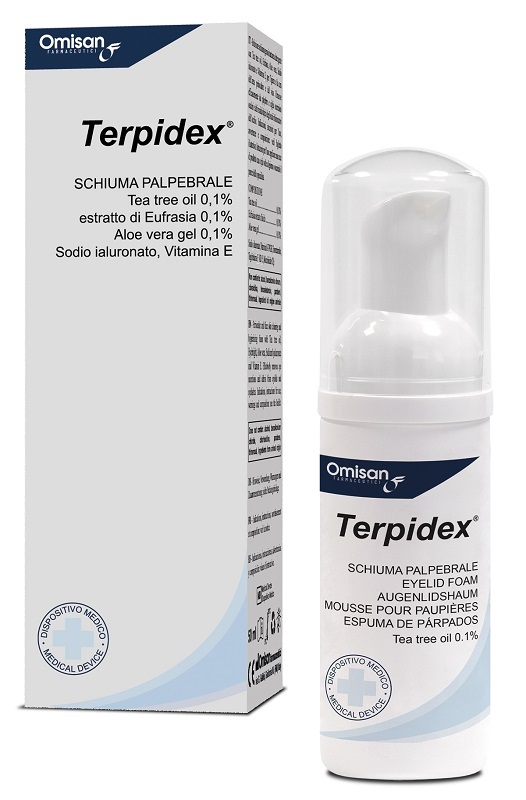 SCHIUMA PALPEBRALE TERPIDEX 50 ML - Farmacia De Pasquale