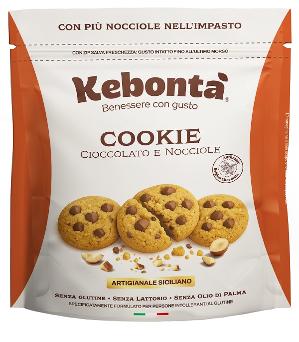 KEBONTA' COOKIE CIOCCOLATO E NOCCIOLA 200 G - Farmacia De Pasquale