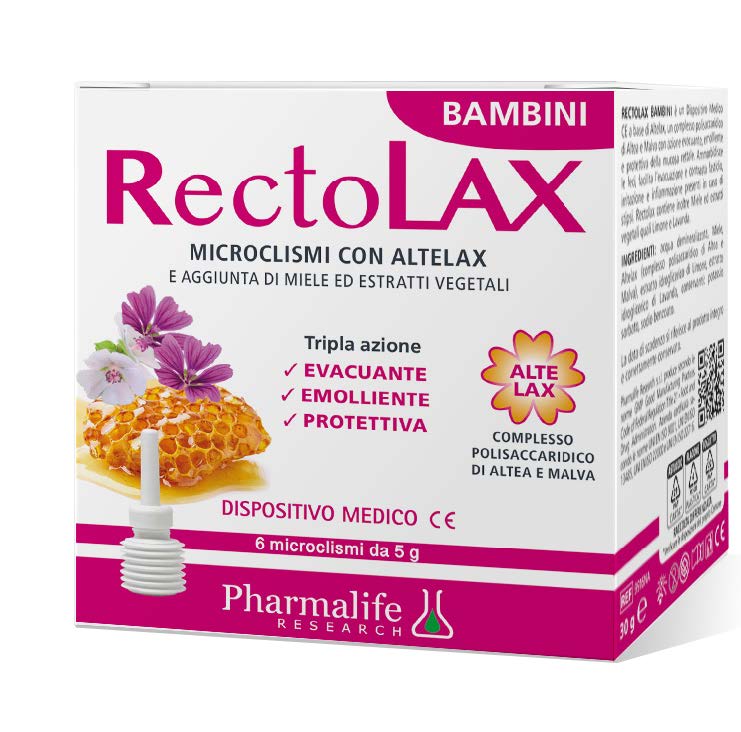 RECTOLAX BAMBINI MICROCLISMI 6 PEZZI DA 5 G - Farmacia De Pasquale