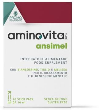 AMINOVITA PLUS ANSIMEL 20 STICK PACK - Farmacia De Pasquale