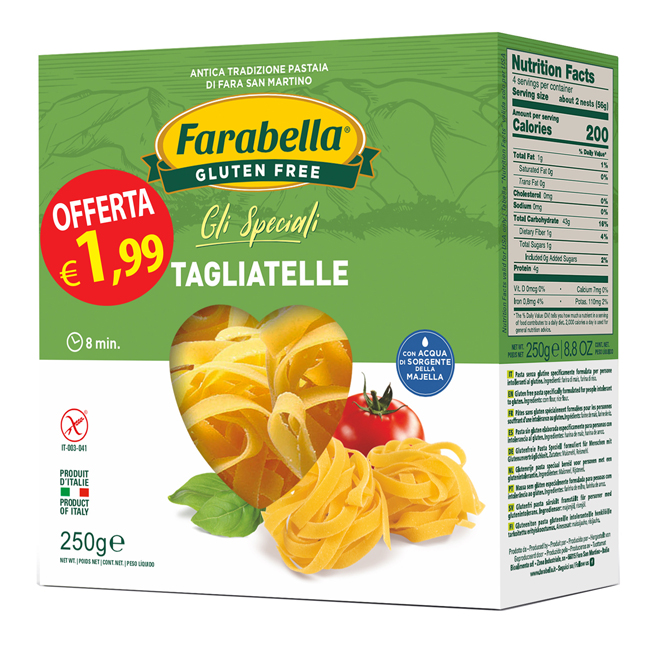 FARABELLA TAGLIATELLE 250G PROMO - Farmacia De Pasquale