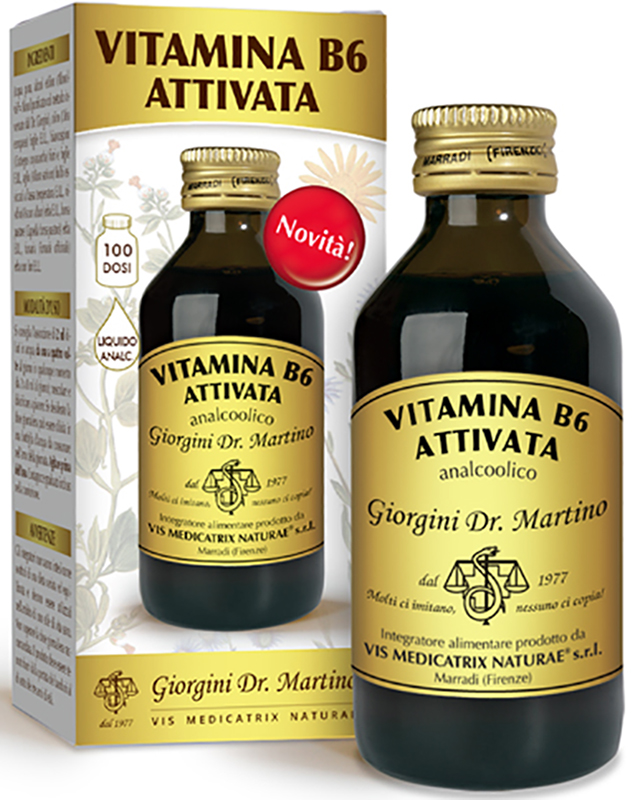 VITAMINA B6 ATTIVATA LIQUIDO ANALCOLICO 100 ML - Farmacia De Pasquale