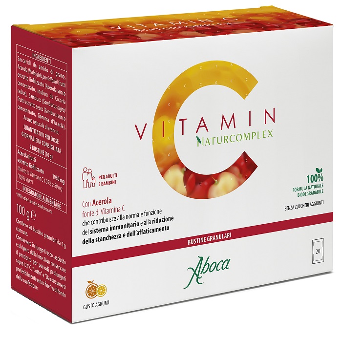 VITAMIN C NATURCOMPLEX 20 BUSTINE - Farmacia De Pasquale